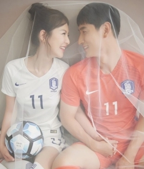 元KARAのメンバー、ジヨンの姉とサッカー韓国代表チ・ドンウォンが結婚